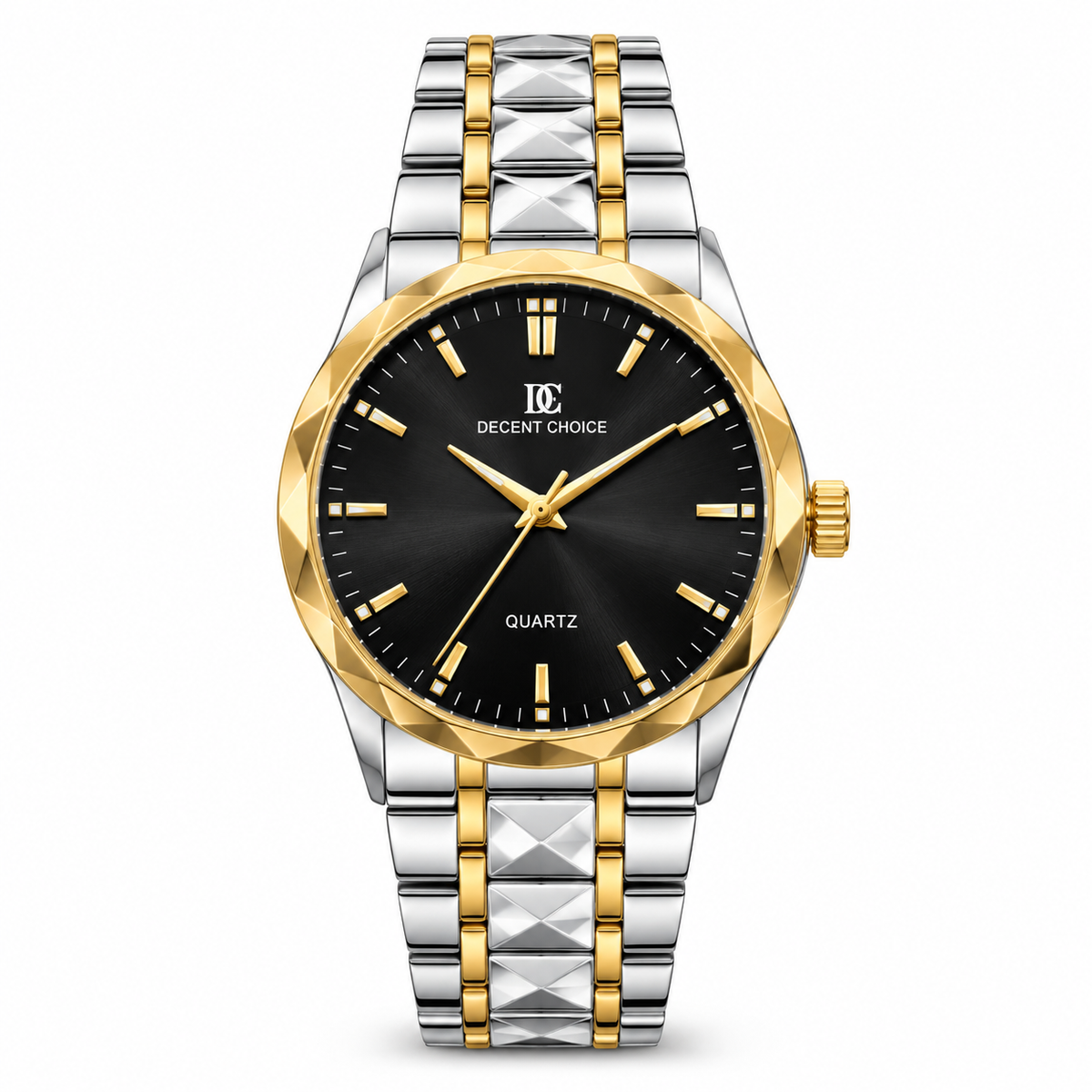 Premium Gold & Silver Classic Watch