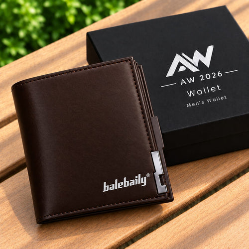 AW 2026 Premium Men’s Leather Wallet